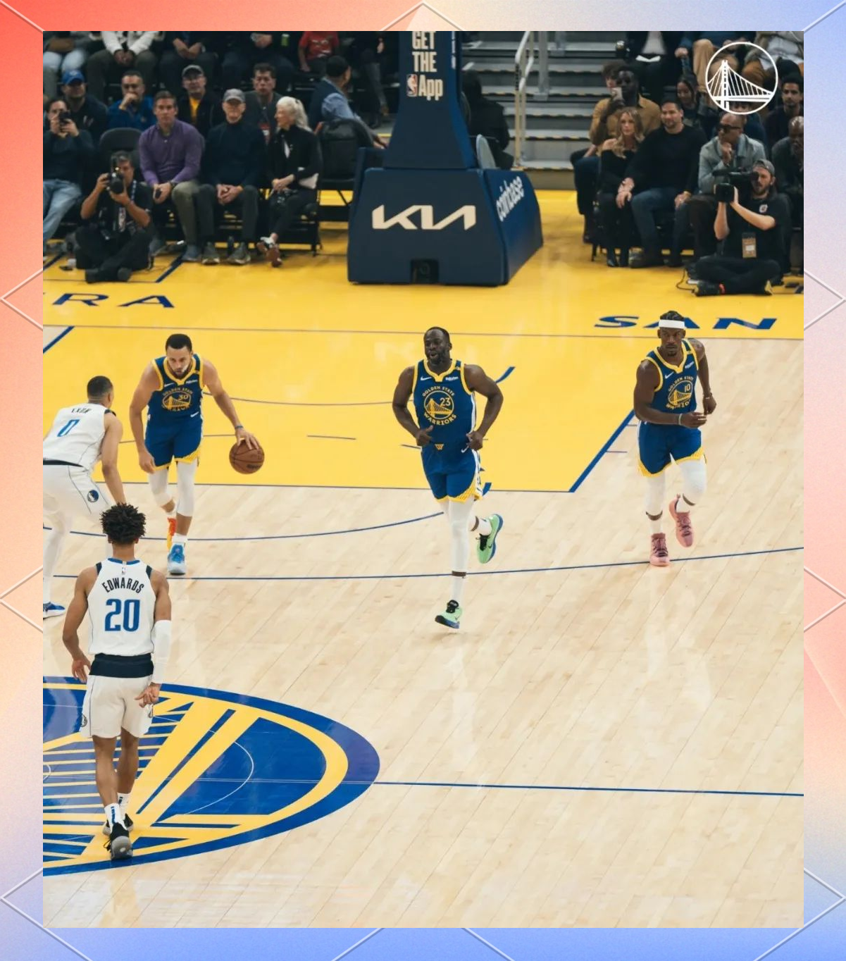 勇士胜下独行侠，稳住西部领先